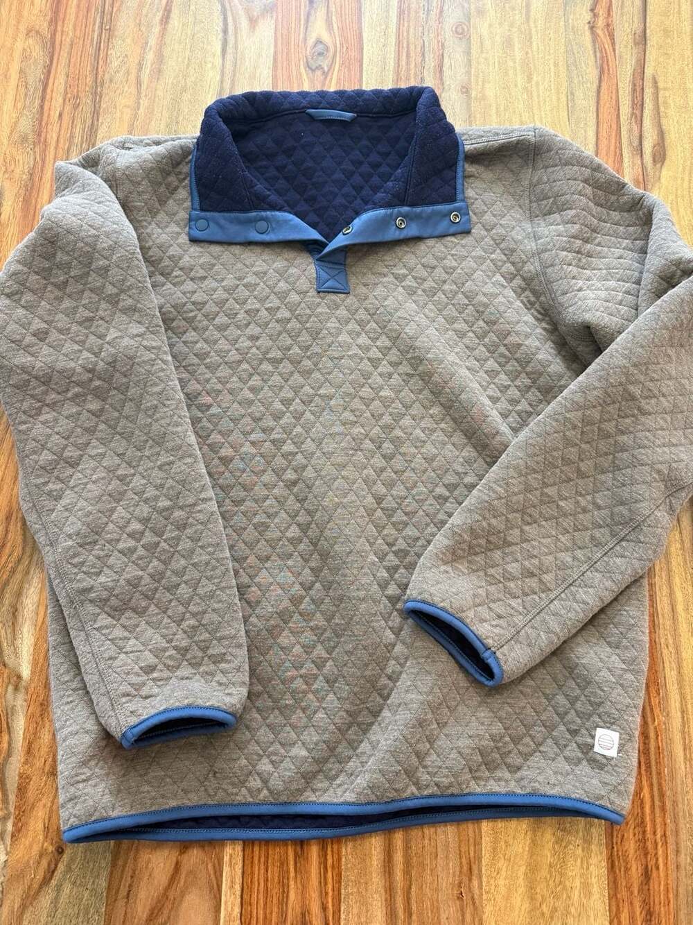 Marine Layer Corbet Quilted Reversible Pullover